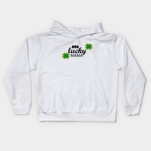 One lucky mama!!! Kids Hoodie